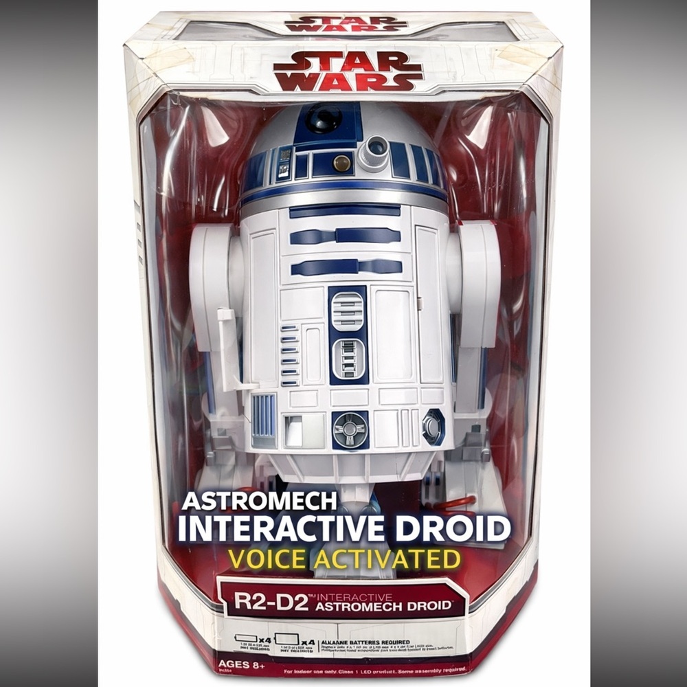 Star Wars R2-D2 Voice Activated Droid - Rolls Dances Lights Holds Your Beer! 1:1